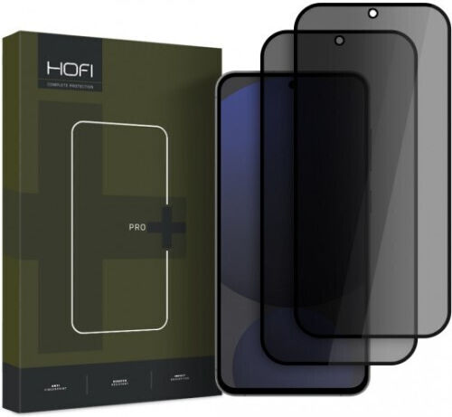 Hofi Anti Spy Glass Pro+ Privatsphäre Gehärtetes Glas Schwarz (Galaxy S25 Ultra,Samsung S25 Ultra)