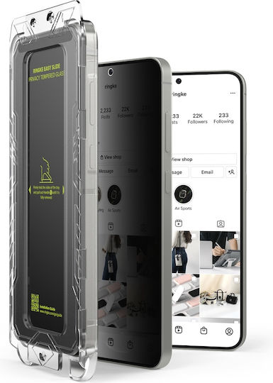 Ringke Privatsphäre Gehärtetes Glas (Galaxy S25)
