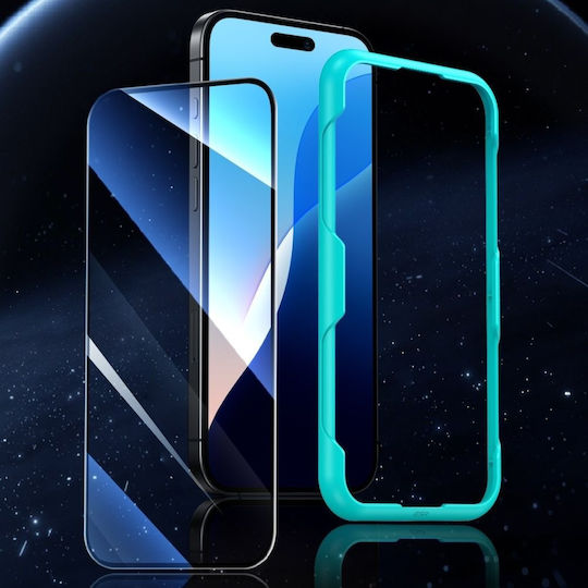 ESR Black Tempered Glass 2pcs (iPhone 16)