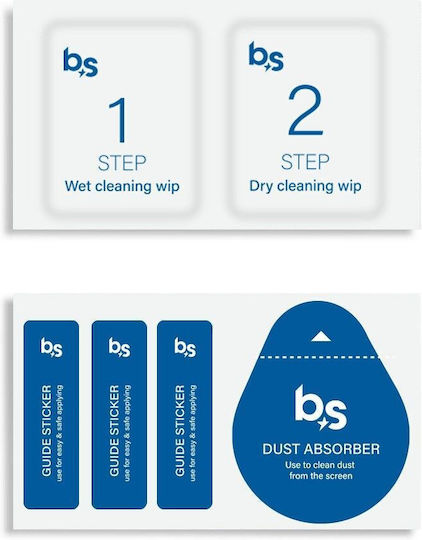Tempered Glass (Motorola G35, Blue Star)