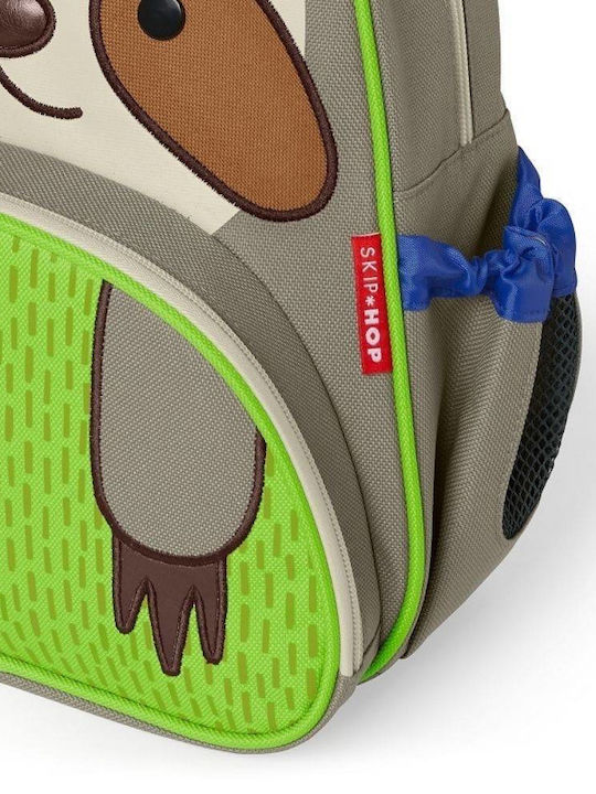 Skip Hop Zoo Sage Sloth Schulranzen Rucksack Für Kindergarten Mit Flaschenhalter Grau