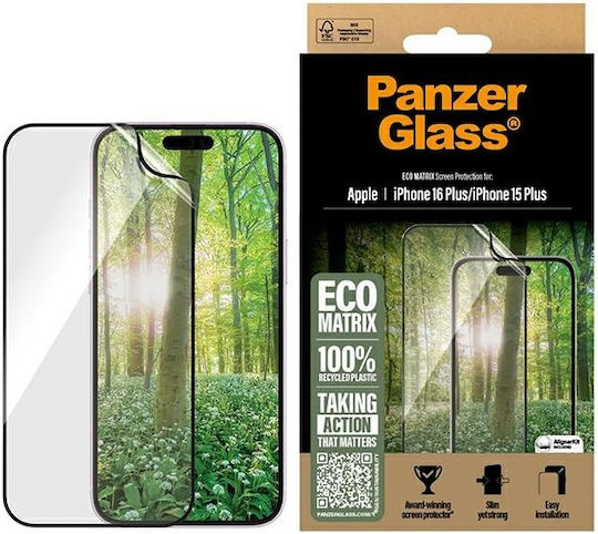 PanzerGlass Matrix Tempered Glass (iPhone 15 Plus / 16 Plus)