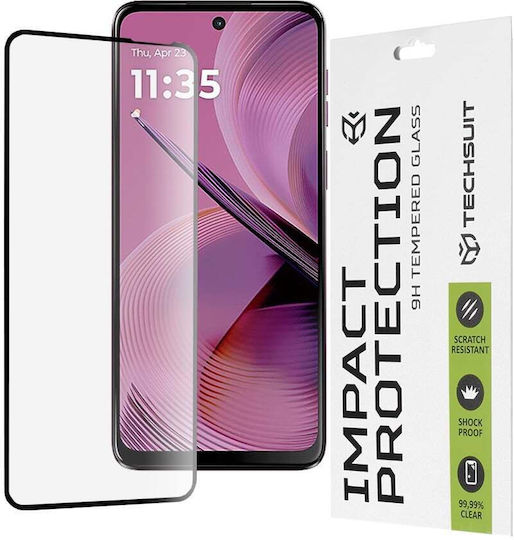 Techsuit 111d Full Cover Full Glue Glass Motorola Moto G55 Black