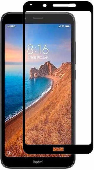 Siipro Full Glass 5D закалено стъкло протектор за екран за Xiaomi Redmi 7A Черен