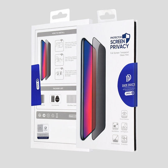 Dux Ducis Privacy Tempered Glass 1pcs Black (iPhone 16 Pro Max)