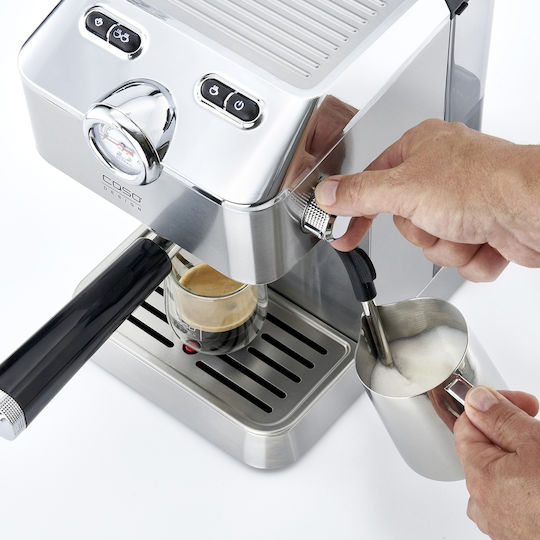 Caso Mașină de Espresso 1100W Presiune 19bar pentru Cappuccino Gri