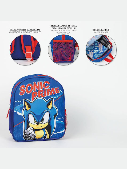 Ghiozdan Școlar Sonic Albastru 25 X 30 X 29 Cm