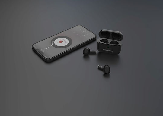 Riversong Air Mini Pro Earbud Bluetooth Handsfree Ακουστικά με Θήκη Φόρτισης Μαύρα