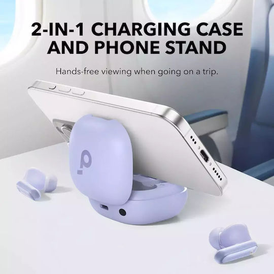 Soundcore by Anker P40i In-ear Bluetooth Handsfree Căști cu Rezistență la Transpirație și Carcasă de Încărcare Violet