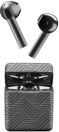 Cellular Line In-ear Bluetooth Handsfree Ακουστικά με Θήκη Φόρτισης Black Lines