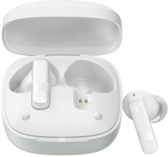 Baseus E20 In-ear Bluetooth Handsfree Earphones with Sweat Resistance and Charging Case White