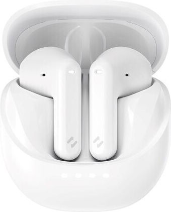 Havit TW931 Earbud Bluetooth Handsfree Ακουστικά με Θήκη Φόρτισης Λευκά