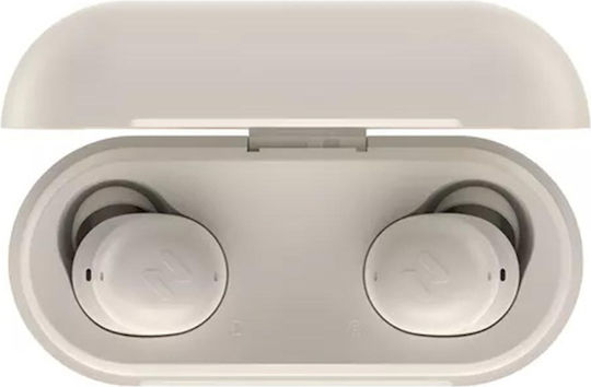 Havit TW969 Lite In-ear Bluetooth Handsfree Ακουστικά με Θήκη Φόρτισης Μπεζ