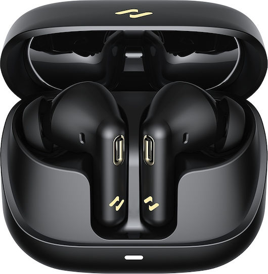 Havit TW906 Pro In-ear Bluetooth Handsfree Ακουστικά με Αντοχή στον Ιδρώτα και Θήκη Φόρτισης Μαύρα