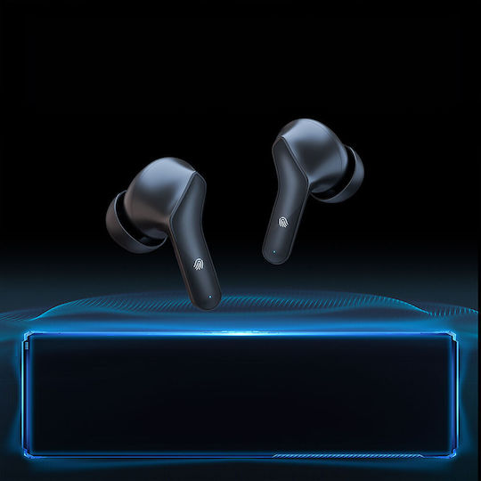 Onikuma T33 In-ear Bluetooth Handsfree Ακουστικά με Θήκη Φόρτισης Μαύρα