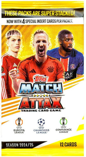 Topps Match Attax Бустер Пакет Английски