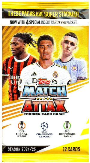 Topps Match Attax Бустер Пакет Английски