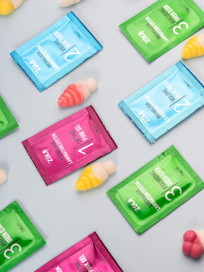 Zola Color Lab Augenbrauen- und Wimpernlaminierungsset in Sachets 3 x 1 ml