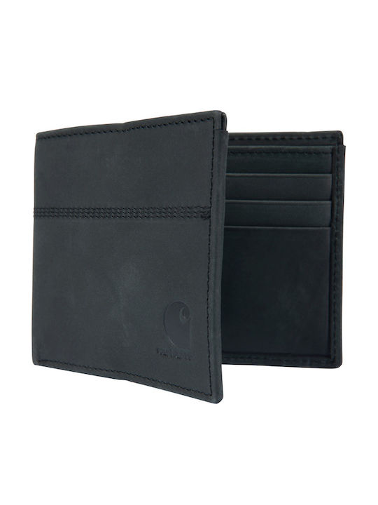 Saddle Leather Men's Wallet Cards Black