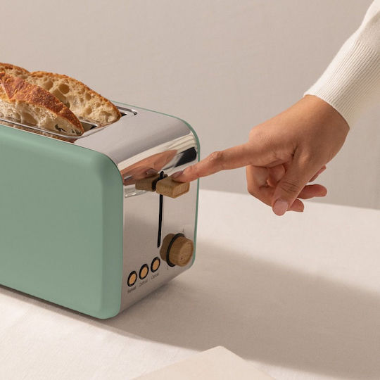 Create Retro XL Prăjitor de pâine 2 sloturi 850W Verde