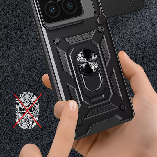 Techsuit Camshield Back Cover Silicone Black (Xiaomi 15)