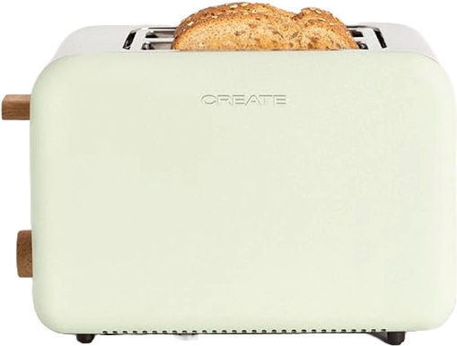 Create Тостер Двуместна 850W Зелена