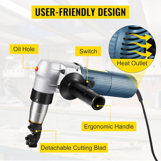 Vevor Mașină de prelucrare a metalelor DCJO4.0MM220VENBUV2 cu Putere 625 Watt