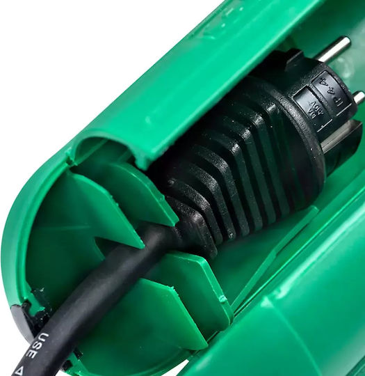 Brennenstuhl Surface Mounted Electrical Box IP44 Waterproof Plug Connector in Green Color