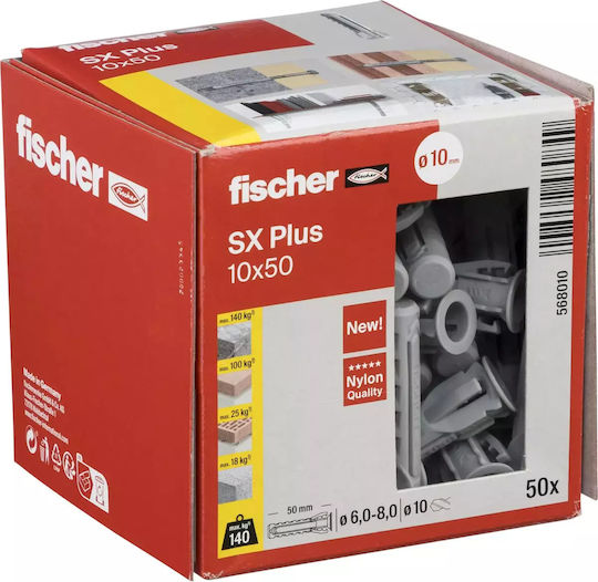 fischer Sx Oops Plastic 10x50mm