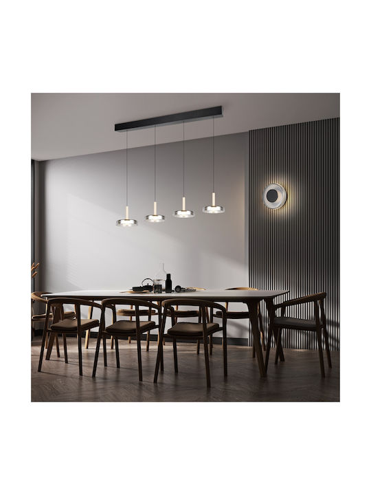 Trio Lighting Modern Lumină de Perete și Comutator Negru
