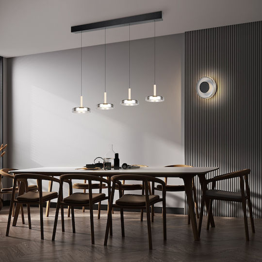Trio Lighting Modern Lumină de Perete și Comutator Negru