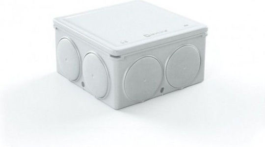 Kouvidis Condur Surface Mounted Electrical Box Branching Φ25/32 (101x101x51mm) in Gray Color