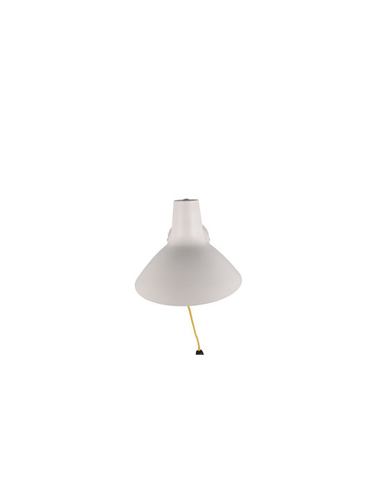 Trio Lighting Modern Leuchte Wand Steckdose mit Fassung E27 Gray 20cm