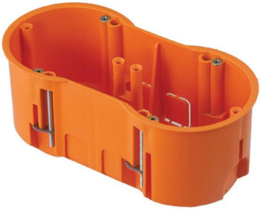 PAWBOL Surface Mounted Electrical Box for Drywall IP30 in Orange Color
