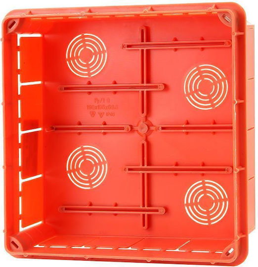 Elektro Plast Surface Mounted Electrical Box IP40 in Orange Color