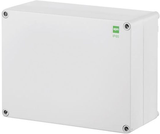 Elektro Plast Ηλεκτρολογικό Κουτί Εξωτερικής Τοποθέτησης Στεγανό IP65 σε Γκρι Χρώμα