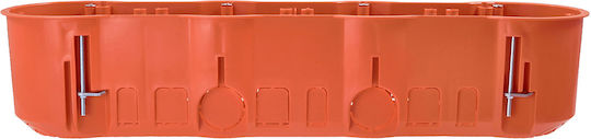 PAWBOL Surface Mounted Electrical Box for Drywall IP30 in Orange Color