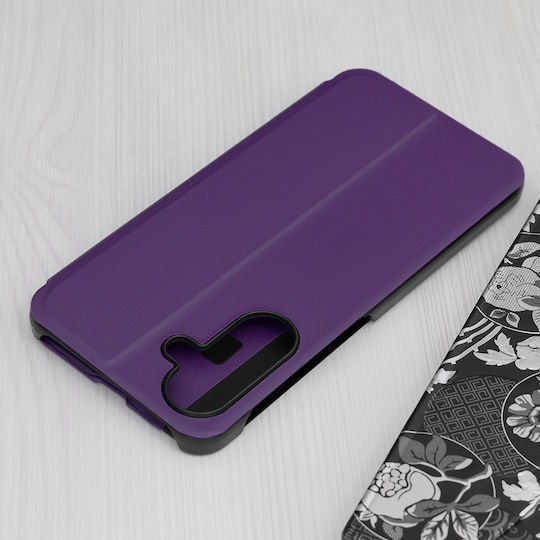 Techsuit Efold Umschlag Rückseite Kunststoff / Synthetisches Leder Magnetisch Lila (Samsung Galaxy A56 5G - Techsuit)