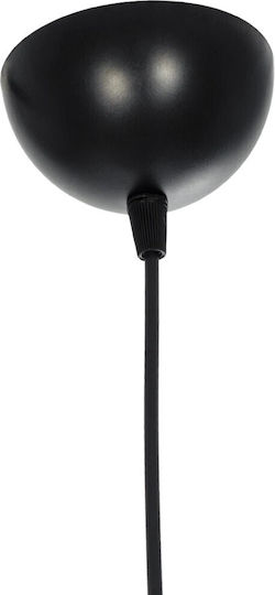 GloboStar Sonia Lustră Negru cu Dulie E27 30x30x24cm.
