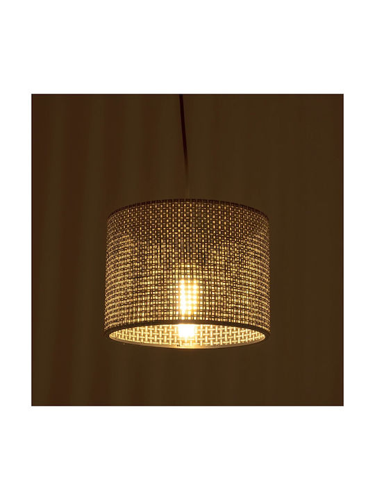 GloboStar Clairie Pendant Light Gray with Socket E27 22x22x93cm