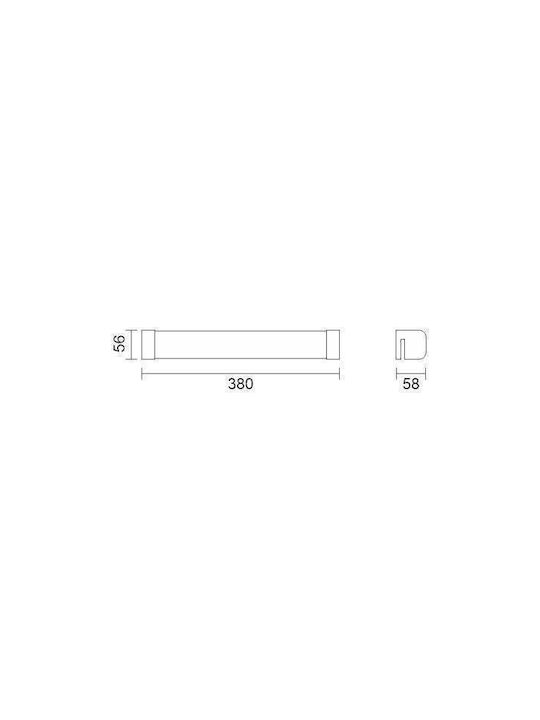 Spot Light Lumină de Baie cu LED Integrat și Lumină Alb Cald