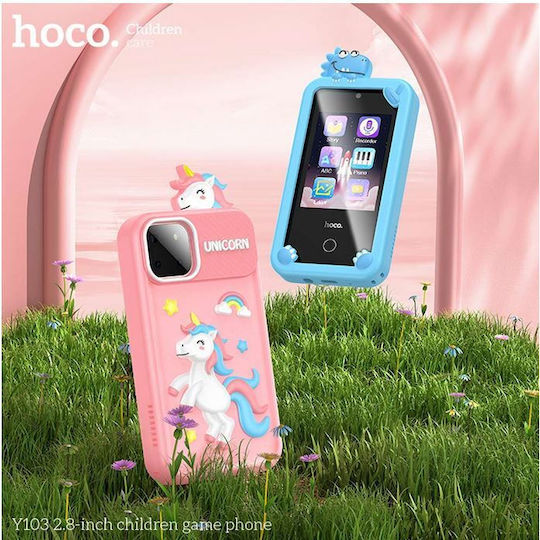 Kids Mobile Phone 2.8" Screen Games Camera 4+ Pink Unicorn
