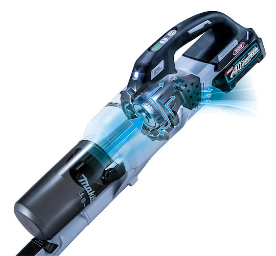Makita Wiederaufladbar Stielstaubsauger 40V Weiß