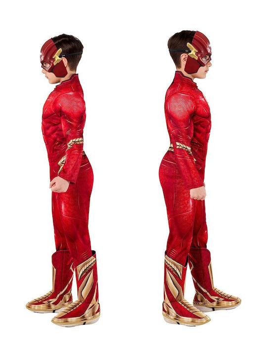 Costum de Carnaval pentru Copii Fulger Deluxe Film Flash