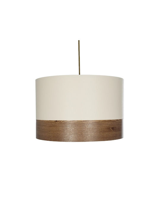 GloboStar Zyklus Pendant Light White with Socket E27 36x36x73cm