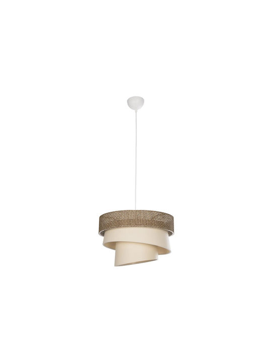 GloboStar Siera Pendant Light Brown with Socket E27 38x38x95cm