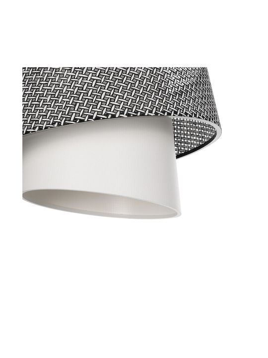 GloboStar Alina Pendant Light Gray with Socket E27 30x30x93cm