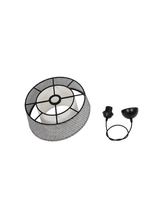 GloboStar Alina Pendant Light Gray with Socket E27 30x30x93cm