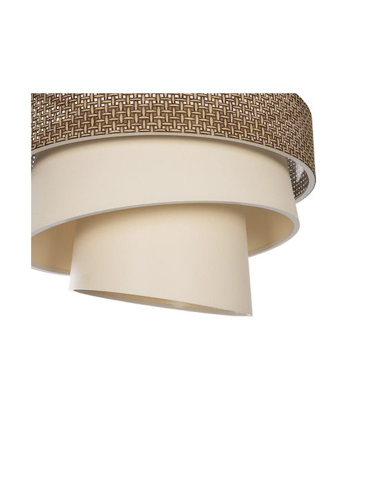 GloboStar Siera Pendant Light Brown with Socket E27 38x38x95cm