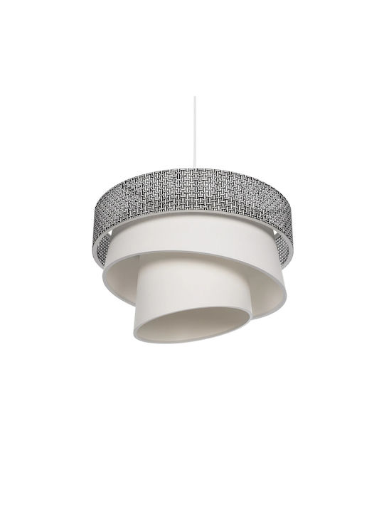 GloboStar Siera Pendant Light Gray with Socket E27 38x38x95cm